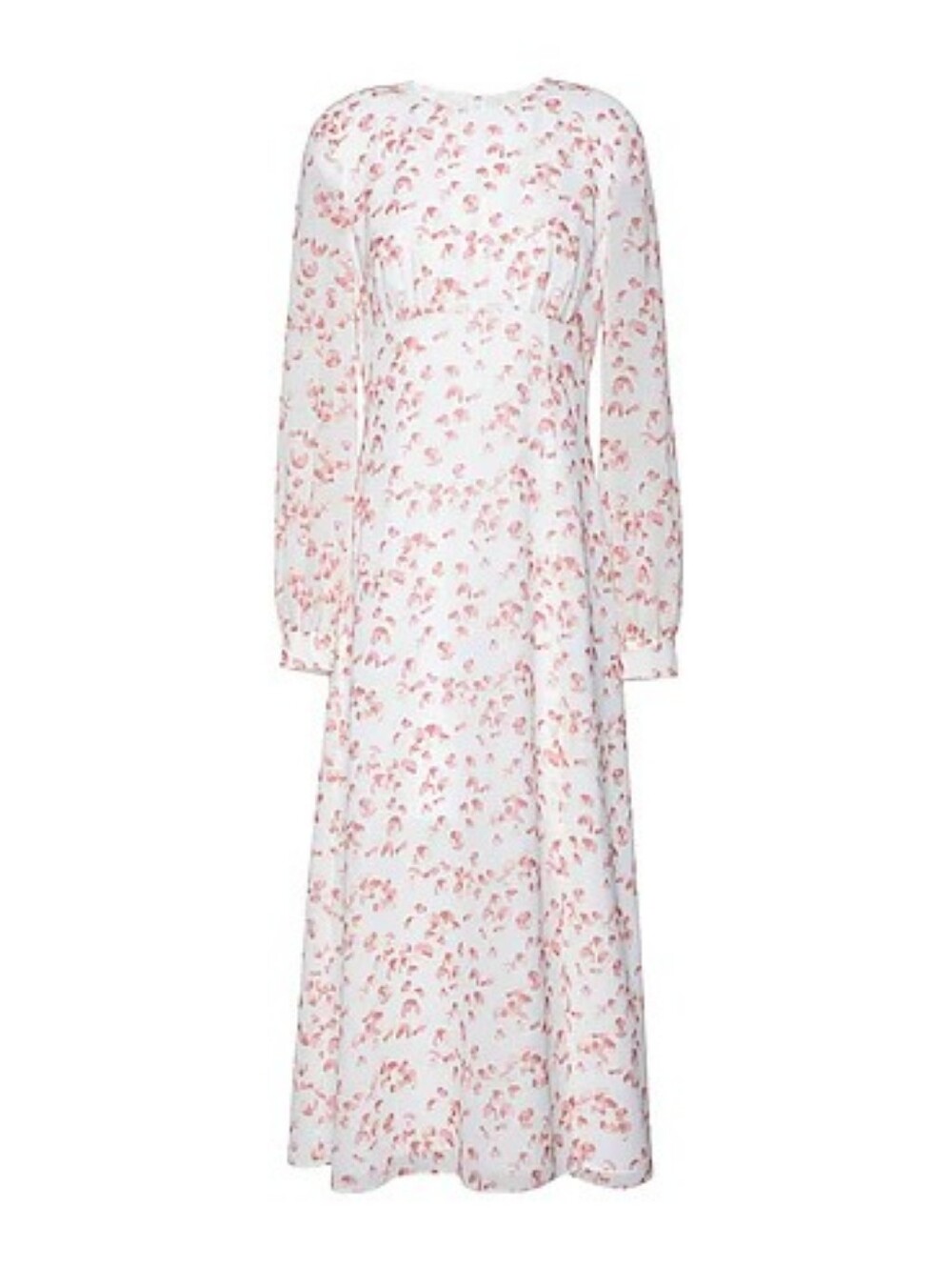 Women's Long Sleeve Midi Dress - Blush Pink